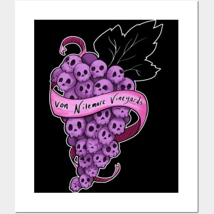 von Nitemare Vineyards Logo! Posters and Art